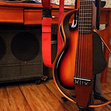 Red Hollow Guitar